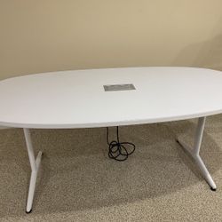 Conference Table, Oval Shape, 72” Length X 36” Width X 29” Height 