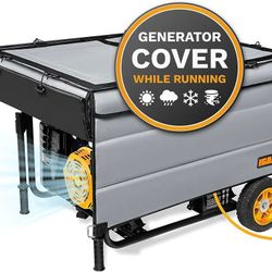 IGAN Generator Covers While Running for most 3500w-12000w Generators - Ultra Heavy Duty Generator Covers for Outside - Portable Waterproof Generator C