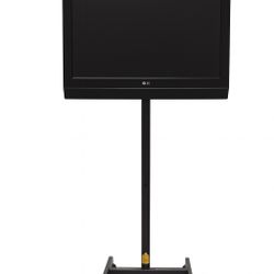 LG TV on Mobile Stand – Perfect for Office, Garage, Gym