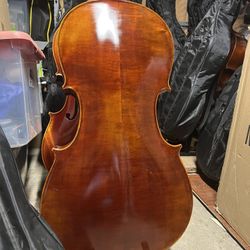 New Solid Wood Cello