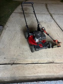 Toro lawnmower and weedeater decker electric