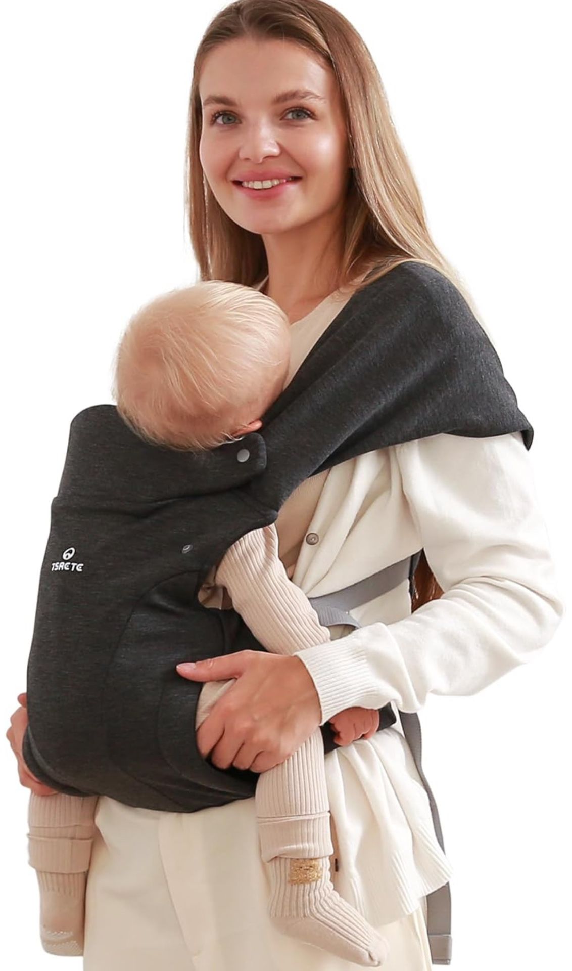 Baby Carrier Newborn to Toddler - Baby Ergonomic and Cozy Infant Carrier with Lumbar Support for 7-25lbs,Easy Adjustable Baby Chest Carrier, Fa