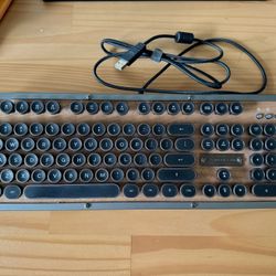 Azio Retro Classic Mechanical Keyboard USB