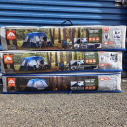 Ozark Trail 10’x 9’ 6-Person Instant Cabin Tent With LED Lighted Hub & 6 Month Manufacture Warranty