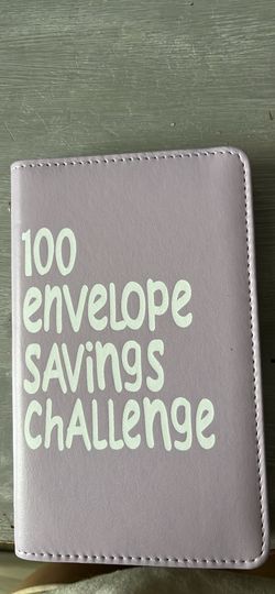 100 envelope savings challenge book