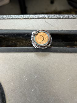 1905 copper penny ring.