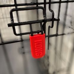 KONG Folding Double Door Dog Crate Large Size - 36x24x22