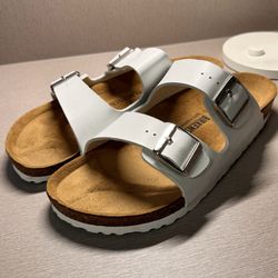 Birkenstock Arizona White Sandals Size 39(8)