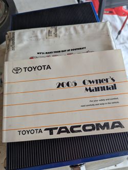 Toyota Tacoma Owners Manual