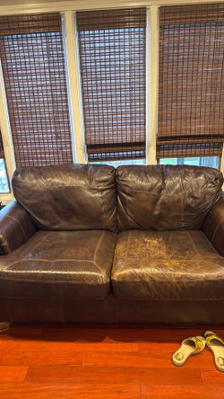 3 piece, leather set
