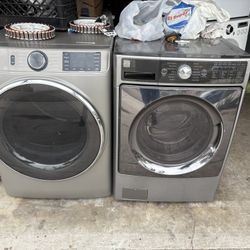 Kenmore Elite Stackable Washer And GE Gas Dryer 