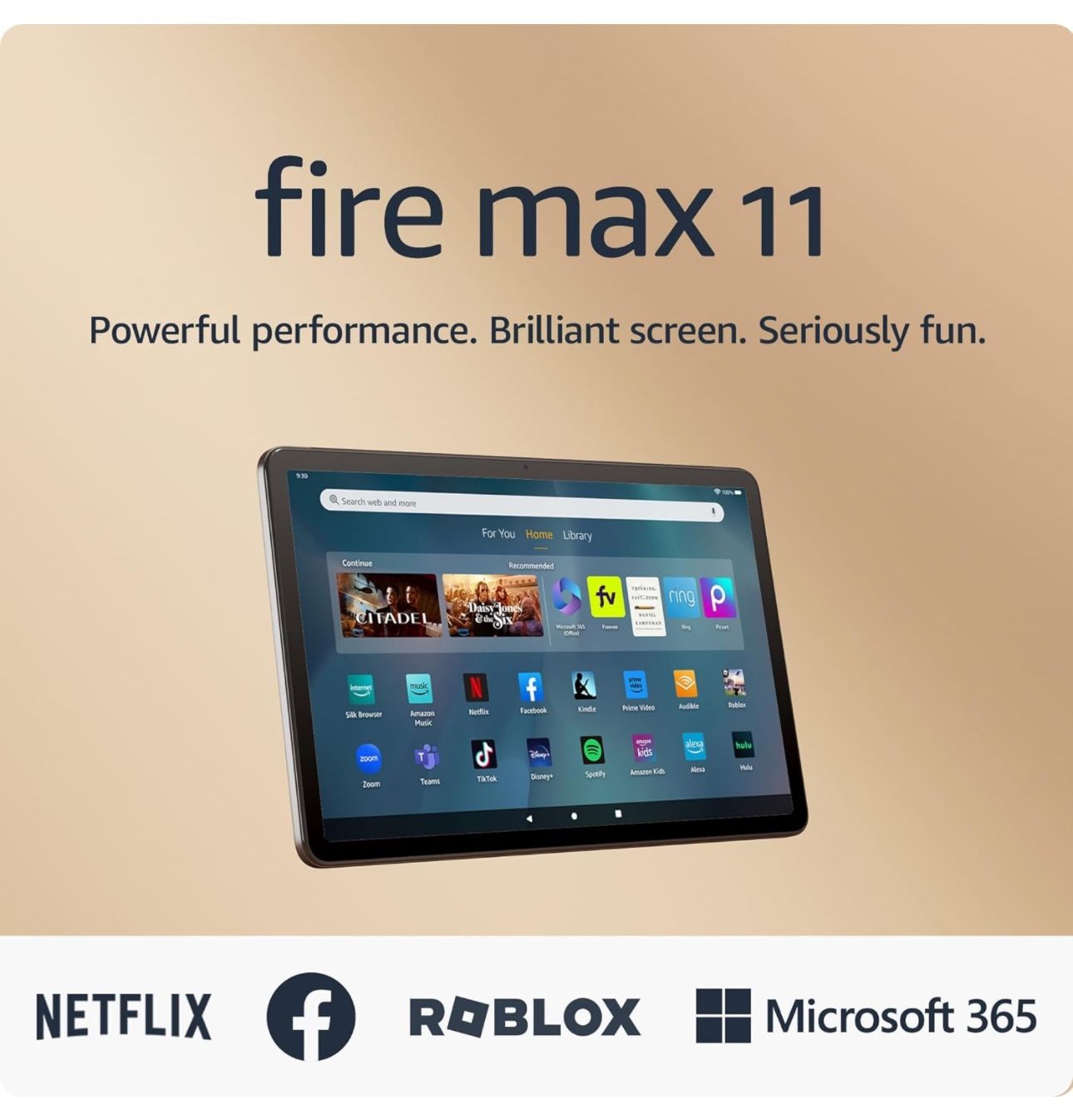 Amazon Fire Max 11 tablet With Case