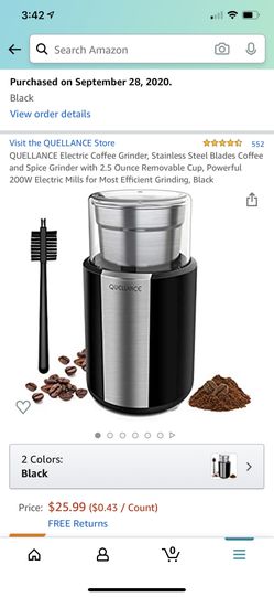 electric coffee grinder