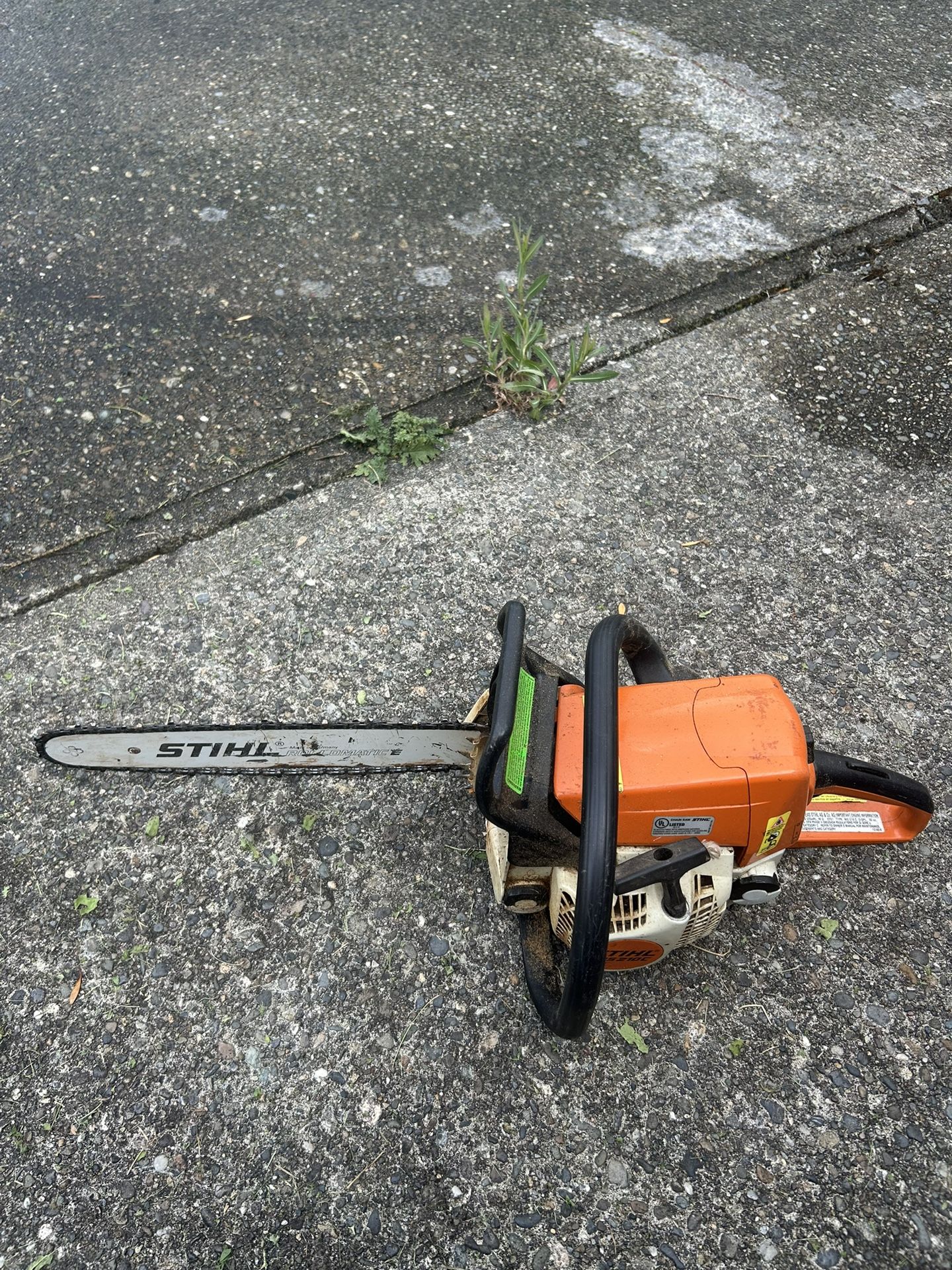 Stihl chainsaw Ms210c
