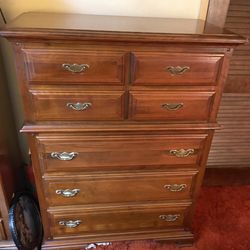Classic Tall Dresser / Chest Of Drawers From Breuner’s 