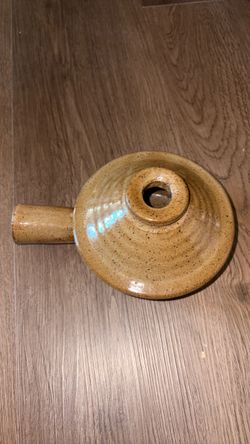 Handmade Stoneware Ceramic Oil Lamp