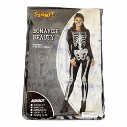 Skeleton, Catrina Dia De Muertos Adult Women’s Halloween Costume. Size Medium (New) *Long Sleeve Jumpsuit.