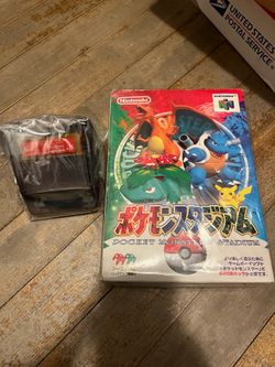 Factory Sealed Japanese Pokemon Stadium + Transfer Pak