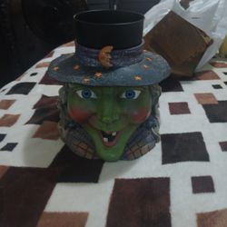 Witch Candle Holder