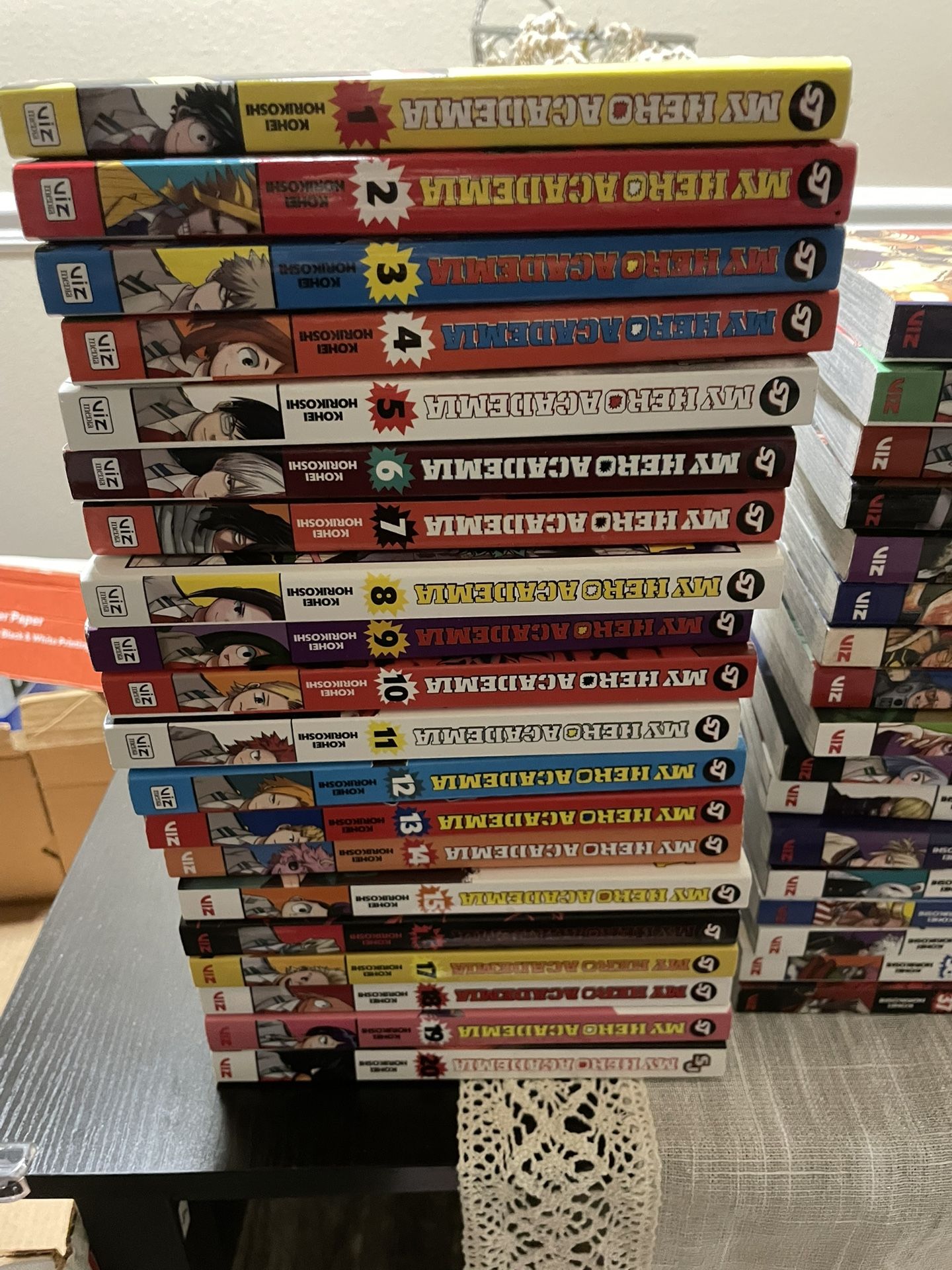 My Hero Academia Book Series Collection