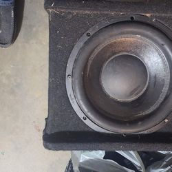 12" Skar Subwoofer In Speakerbox
