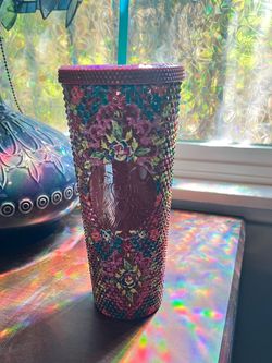 Starbucks Floral Bling-New Venti Tumbler