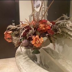Beautiful Artificial Flower Arrangement In Vase 