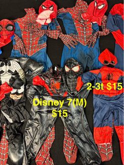 Spiderman adult L and kid size S M halloween costume super hero cosplay