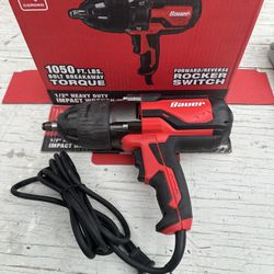 3.5AMP 1/2" VARIABLE SPEED IMPACT WRENCH 1050 FT.LBS， 300 FT. LBS. BOLT BREAKAWAY FASTENING ROCKER TORQUE per SWITCH