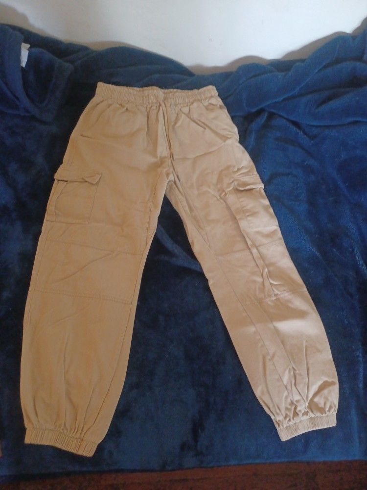 Tan Joggers