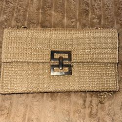 Straw Woven Clutch Purse