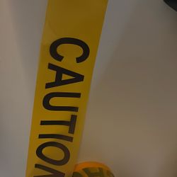 Caution Tape Great for Halloween Decor 