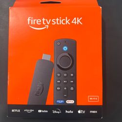 Amazon Fire TV Stick 4K (2nd Generation) Media Streamer with Alexa Voice Remote