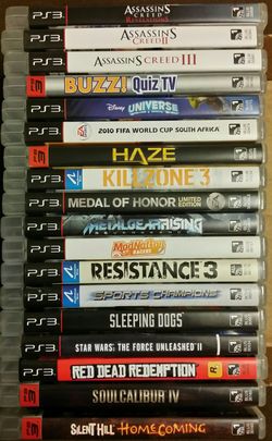 PS3 Games 1 for $10, 2 for $15, or 3 for $20
