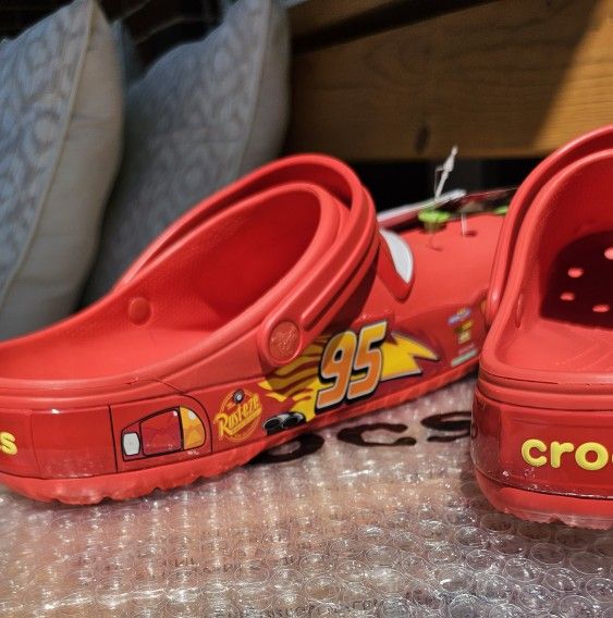 Lightning Mcqueen Crocs Adults FOR SALE! - PicClick