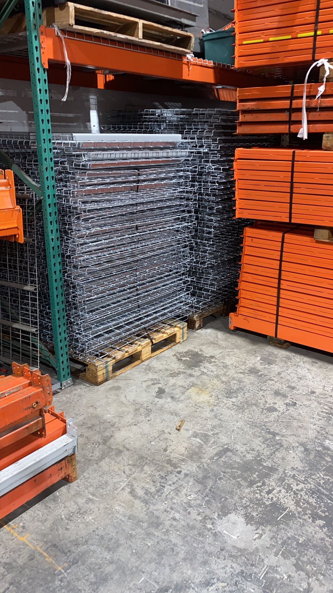 New & Used 42 X 46in Heavy Duty Pallet Rack Wire Decking for Sale in