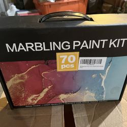 Marbling Paint Art Kit, 18 Colors Water Marbling kit, Water Art Paint Set, Arts and Crafts for Girls & Boys