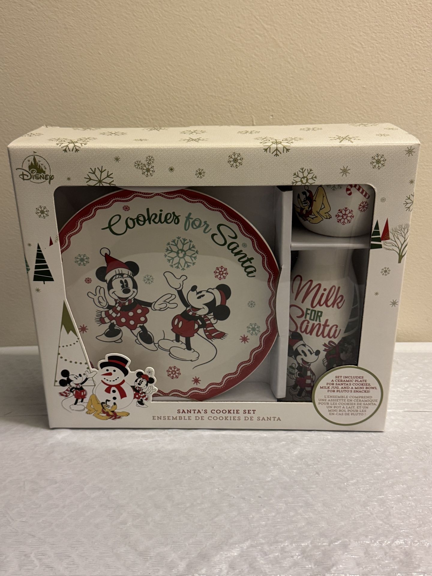 New - Disney - Santa’s Cookie Set -