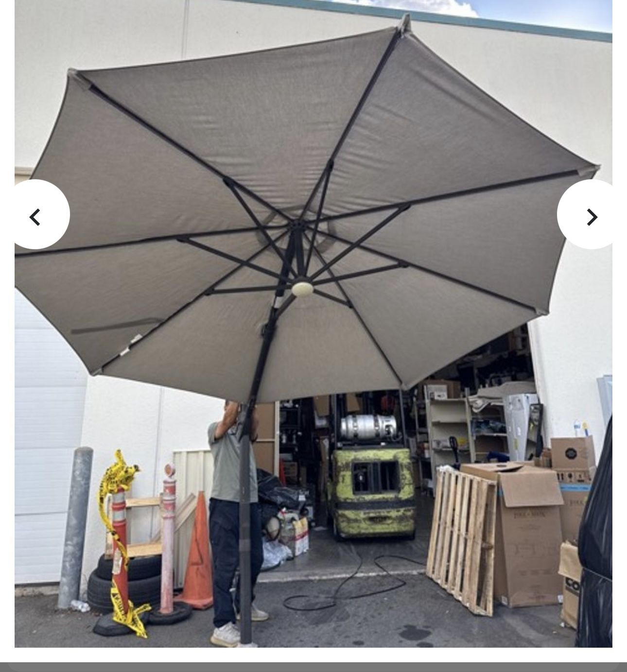 Two Outdoors Umbrellas