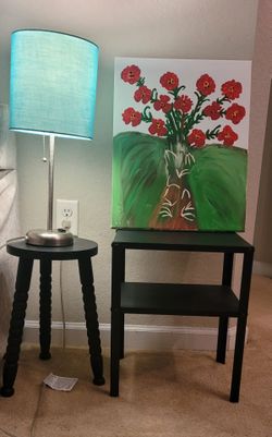 Flowers of Freedom – Original Handmade Floral Canvas Painting – 16x20