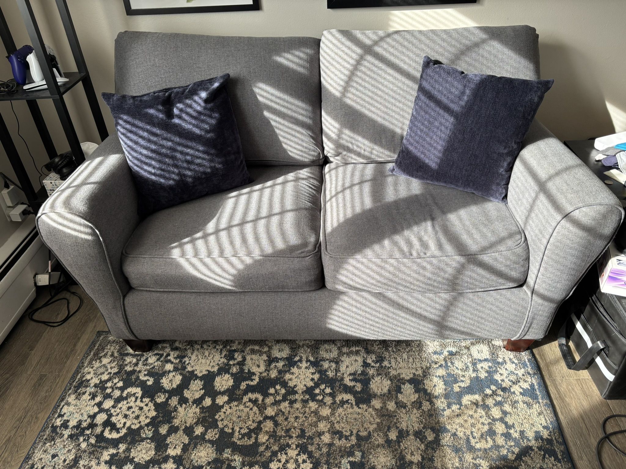 Grey Loveseat