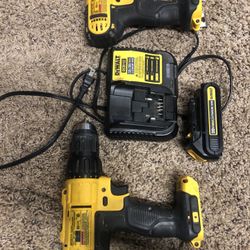 Dewalt Impact, Drill, Battery, And Charger