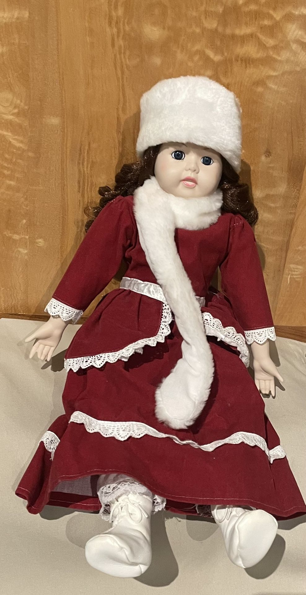 House Of Lloyd Porcelain Doll, Winter