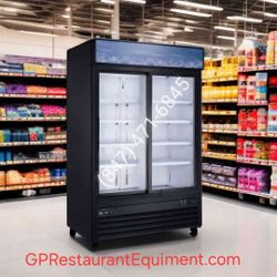 NEW Commercial Refrigerated Display Cooler Glass Door Merchandiser