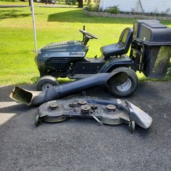 Running Mower 46 Inch Deck With Complete Bagger