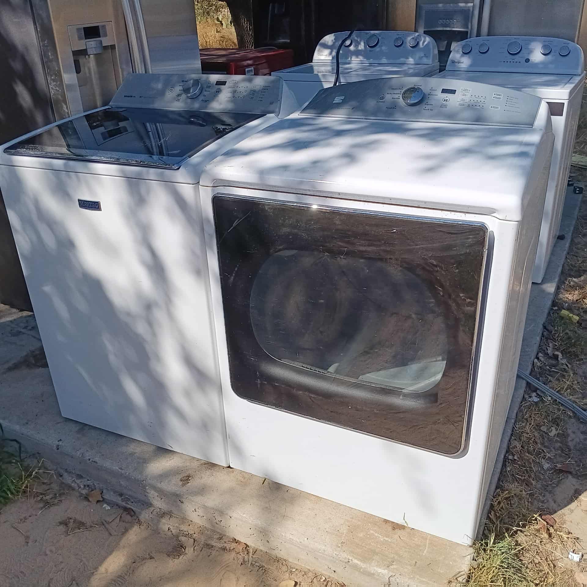 Maytag XL Capacity Washer And Kenmore Elite Electric Dryer Steam
