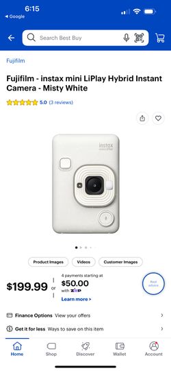 Instax Mini Liplay Hybrid Instant Camara