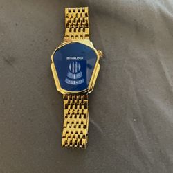 Gold plated watch