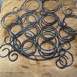 Rod Iron Wine Rack