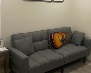 Gray Futton/ Sofa bed